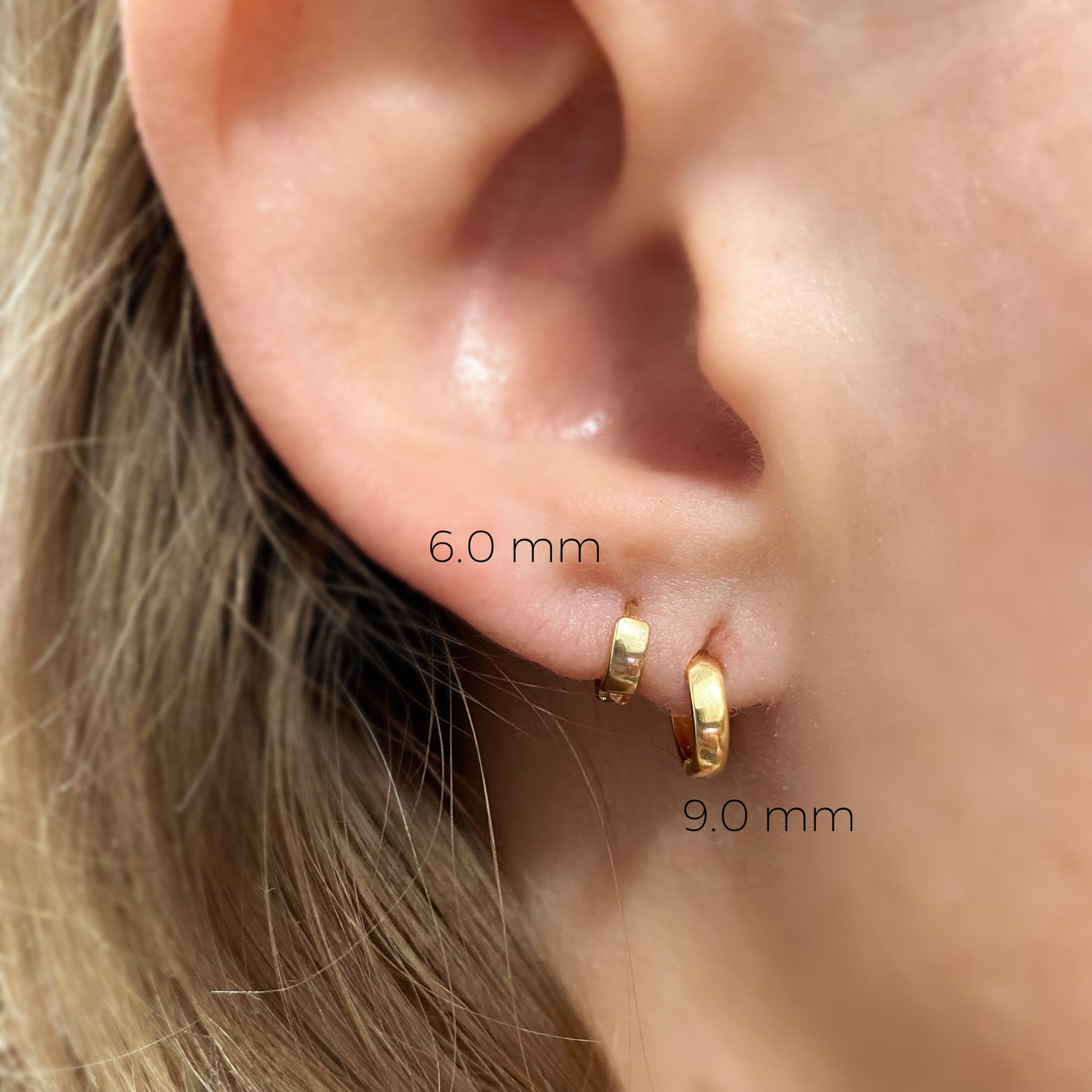 GoldFi 18k Gold Filled Petite Hoop Earrings