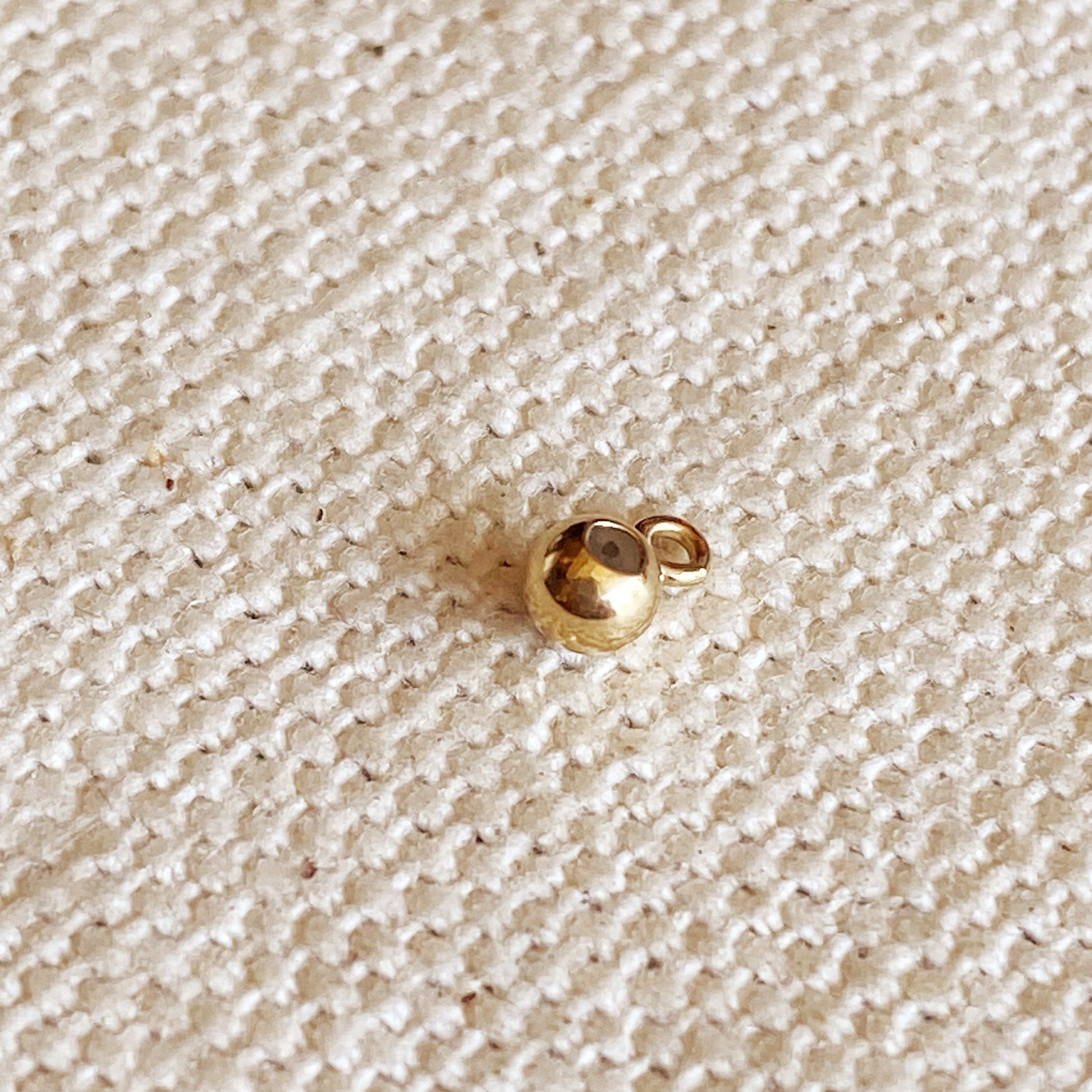 GoldFi 14k Gold Filled 3mm Bead w/Closed Ring