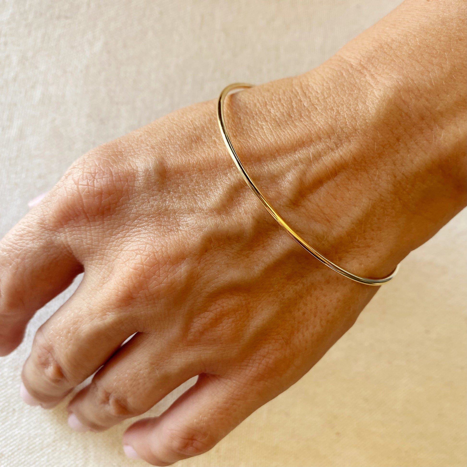 GoldFi 18k Gold Filled Bangle Bracelet