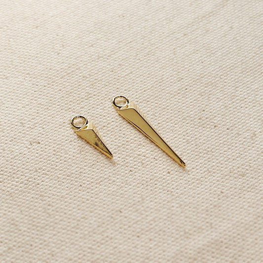 Faceted Spear Earring Charm