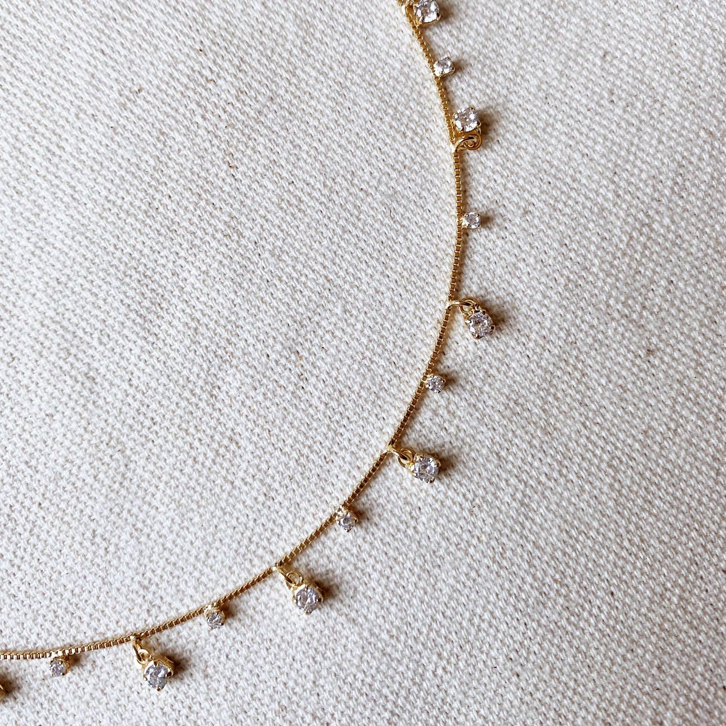 GoldFi 18k Gold Filled Sparkles Necklace