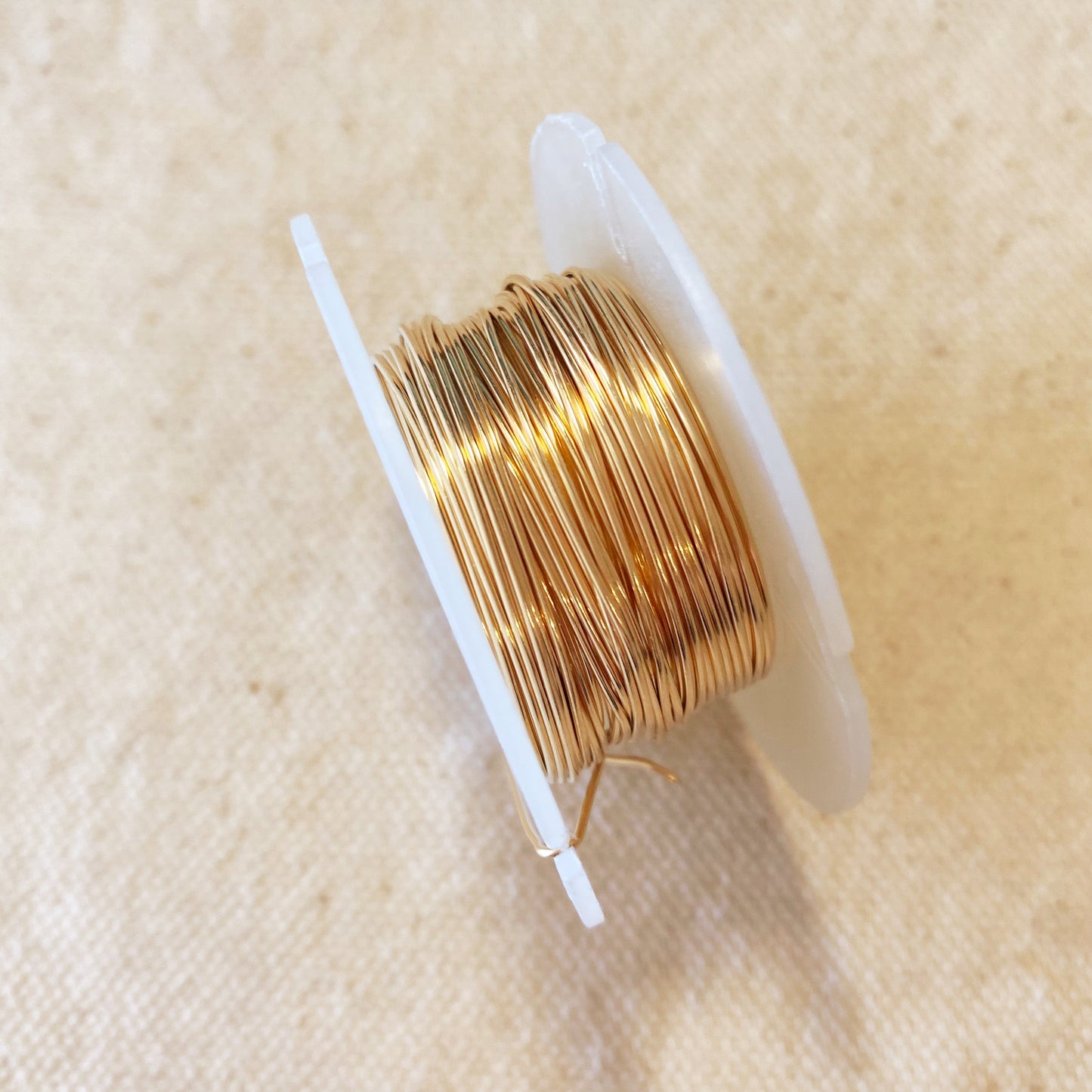 14k Gold Filled Wire 22ga Spool - 18 ft